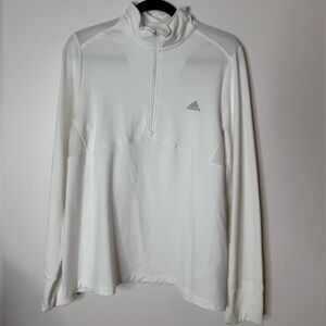 Adidas White Long Sleeve Shirt